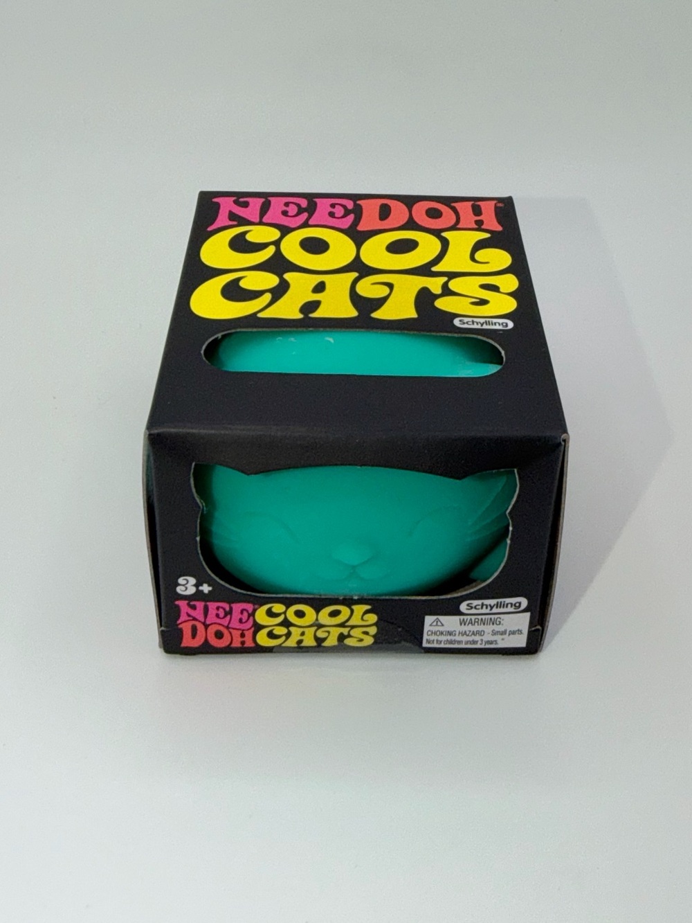 Authentic Needoh Cool Cats Green squishy sensory toy Viral needoh cool cats NEW